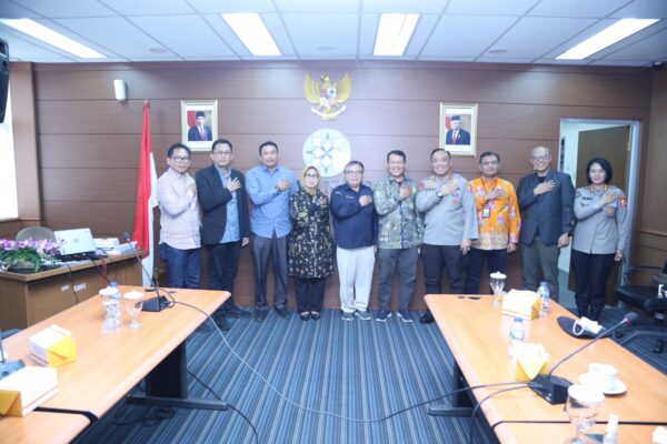 Polri, KPU, Bawaslu, KPI, PWI dan Dewan Pers, Bahas Dinamika Jelang Pemilu 2024 Dalam Rapat Diskusi.
