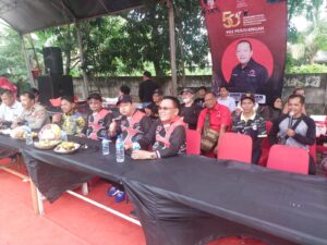 HUT PDI Perjuangan ke-50, DPC Kota Tangerang Gelar Turnamen Volly.