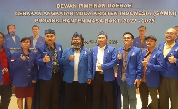 GAMKI DPD Banten, Resmi Dikukuhkan Masa Bakti 2022-2025.