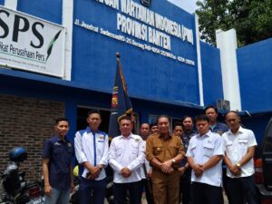 Al’Muktabar Berangkatkan PWI Banten, Hadiri Hari Pers Nasional 2023 di Sumut.