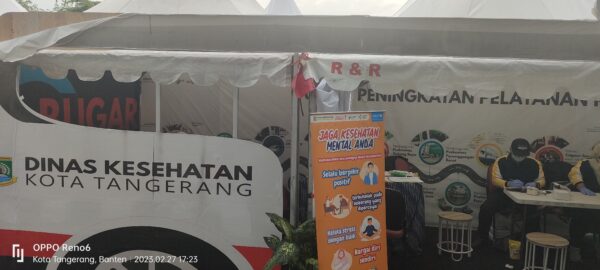 Dinas Kesehatan Buka Layanan Kesehatan dan Konsultasi Gratis, di HUT Kota Tangerang ke-30.