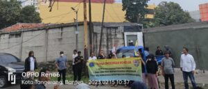 Puluhan Warga Panunggangan Utara Kota Tangerang, Blokade Akses PT. Lamcos.
