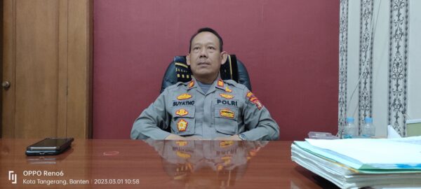 Kapolsek Benteng Metro Tangerang Kota, Klarifikasi Kasus Penganiayaan Tukang Tambal Ban.