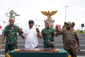 Momenntum Membangun Papua, Pangdam XVII/Cenderawasih Resmikan Tugu Pancasila 1 Mei 2023
