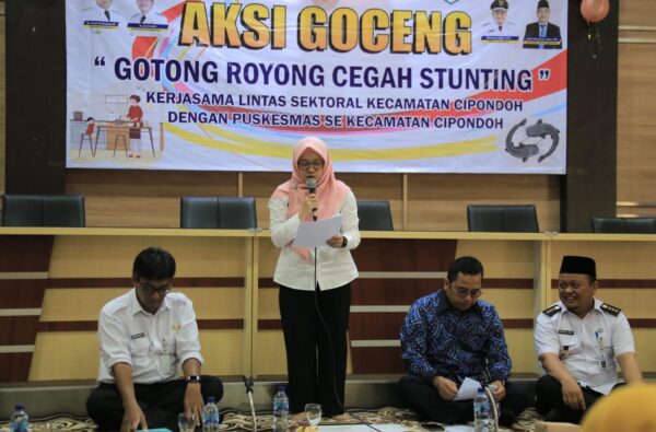 Dinkes Kota Tangerang Launching Aksi Goceng, Arief: Jangan Ada Lagi Anak Stunting