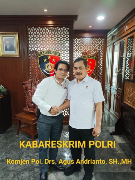 Dewan Pimpinan Pusat LP2KP Berikan Ucapan Selamat Kepada Komjen Pol.Drs. Agus Adrianto,SH, MH,