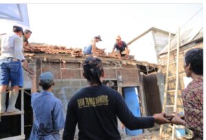 Jadikan Kota Layak Huni, DISPERKIMTAN Kota Tangerang Bedah Rumah