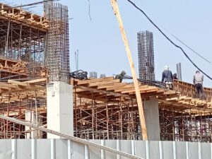 Pembangunan Gedung Asrama Haji 2 Cipondoh Kota Tangerang Langgar K3, Kemenag Cuek Cuek aja!