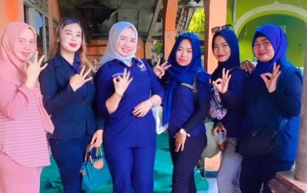 Senam gratis atau masyarakat yang membutuhkan tenaganya,Indri Permatasari selalu siap,selagi tidak ada giat di luar.