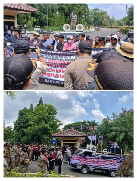 Ksatria Muda Ajukan Pemberhentian SEKDA Kabupaten Tangerang, ini alasanya.