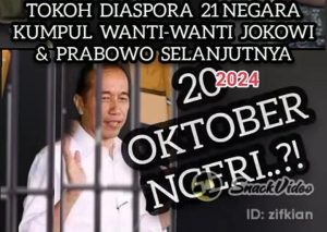 Tokoh Diapora 21 Negara kumpul wanti-wanti jokowi dan Prabowo selanjutnya 20 Oktober 2024 barang-barang di ajuhkan ke pihak Pengadilan.