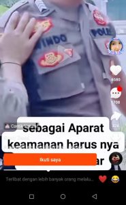 Oknum Polisi, malahan ia berbuat yang terlarang dan melawan hukum yang berlaku.