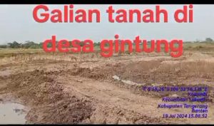 Warga setempat, minta pada aparat agar turun kelapangan agar cek perizinannya galian C.