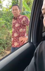 Oknum PP Tak mau malu, sudah menendang mobil korban ujung-ujungnya minta maaf.