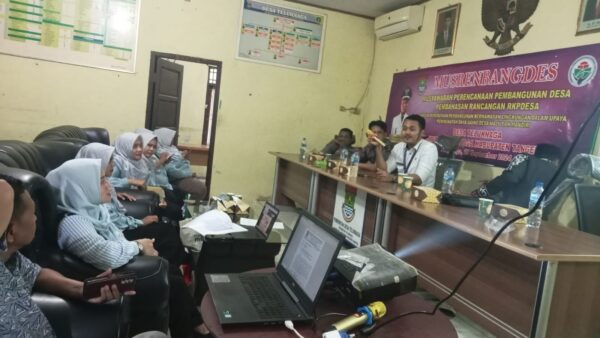 Untuk meningkatkan program pemerintah Desa, harus sesuai pada usulan kegiatan.