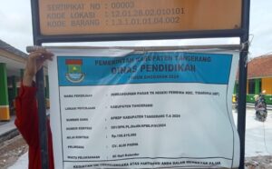 Pondasi pemagaran mengunakan besi 6 Inc, dan bahkan tidak pakai cakar ayam.