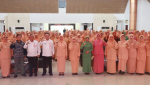 Ketua DWP Kabupaten Tangerang Dewi Soma Atmaja menyampaikan DWP telah menunjukkan dedikasi.