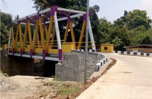PROYEK JEMBATAN PERBATASAN TANGERANG-BOGOR SUDAH RAMPUNG SESUAI DENGAN RAB.