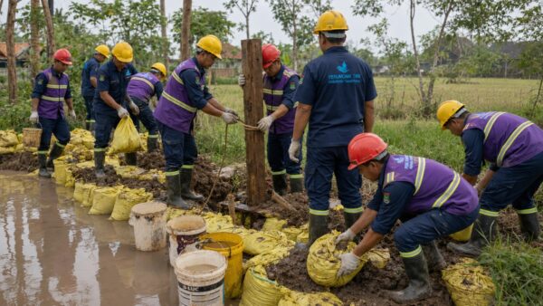 Pemerataan akses air bersih ini juga sejalan dengan program pemerintah pusat dalam penyediaan layanan air bersih.