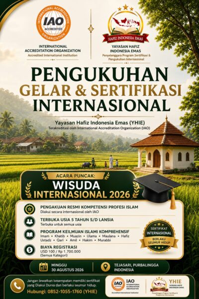 Majelis taklim, organisasi dakwah, serta praktisi keislaman untuk berpartisipasi dalam kegiatan ini.